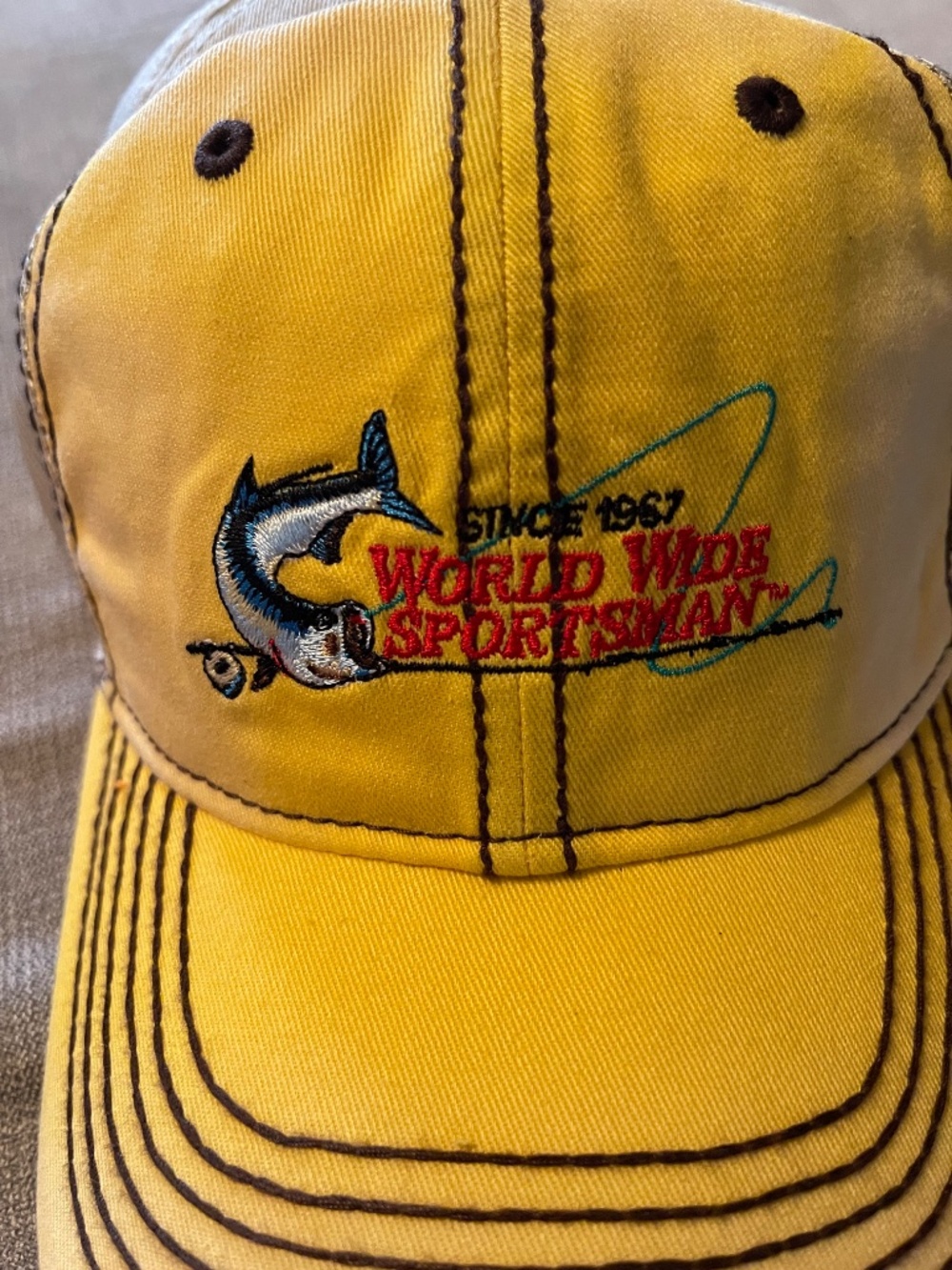 NEW World Wide Sportsman Men's Fishing Hat Cap - Lot of 3 - Picture 5 of 10